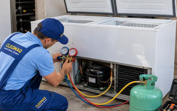 Conserto de freezer horizontal a domicílio