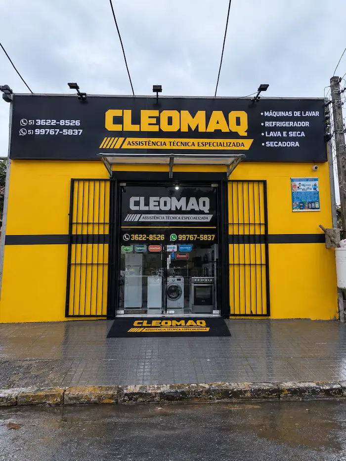 Fachada da Cleomaq Assistência Técnica em Alvorada, RS